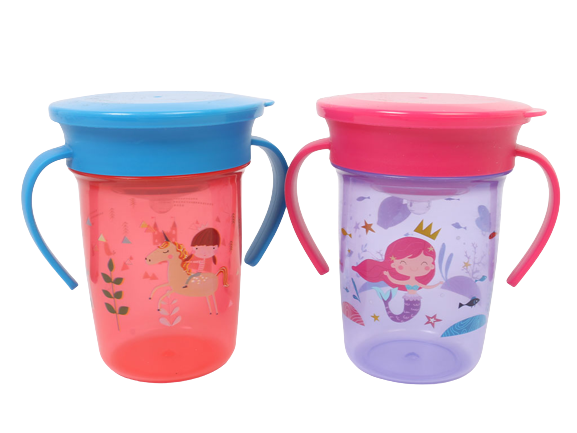 لیوان نوزادی سوپاپ دار با درب 360 درجه 240 میلی لیتر مام لاو mumlove