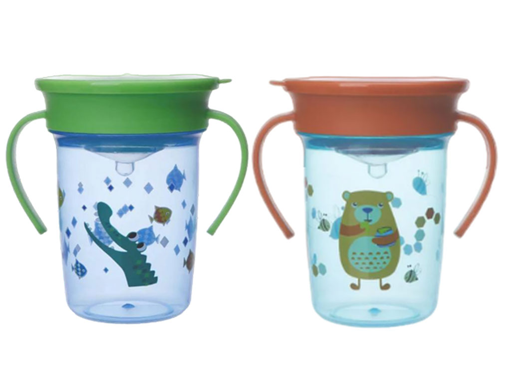 لیوان نوزادی سوپاپ دار با درب 360 درجه 240 میلی لیتر مام لاو mumlove