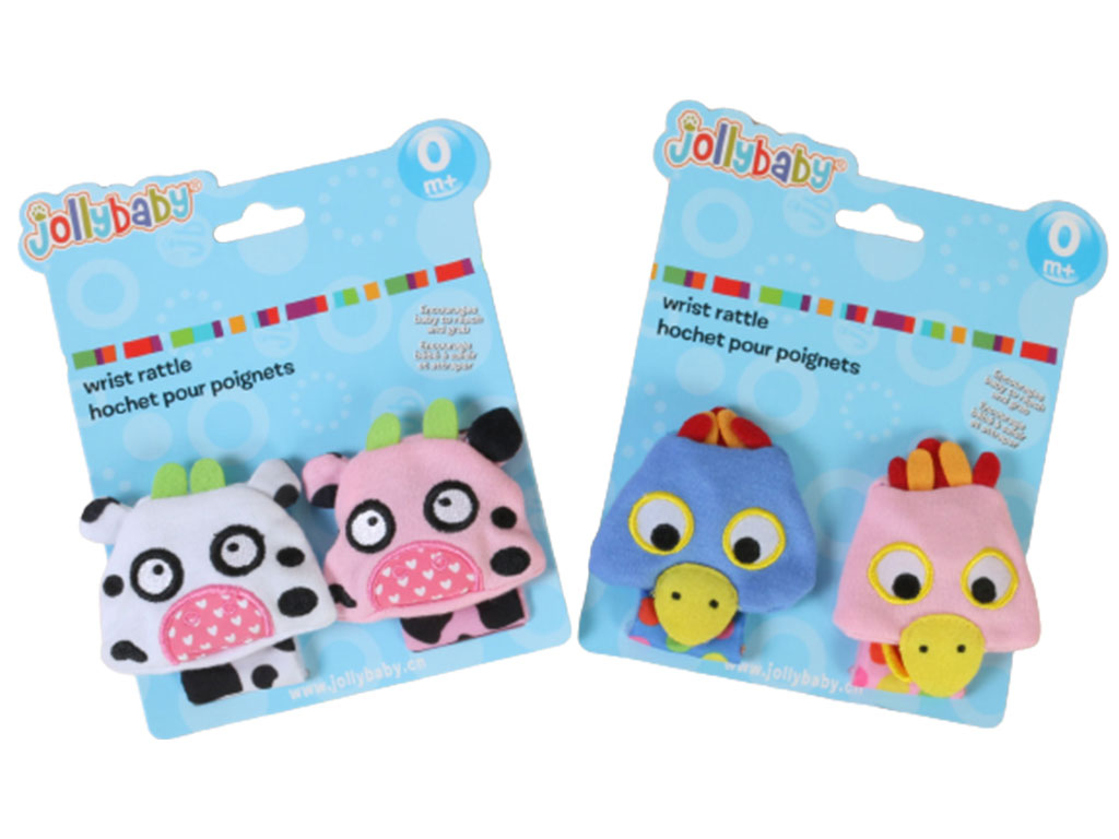 مچ بند جغجغه ای 2 عددی jollybaby