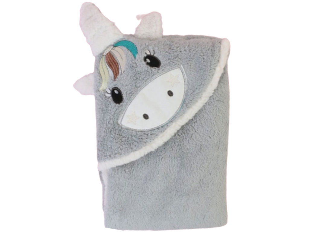 پتو کلاهدار کرکی اسب تک شاخ bebek