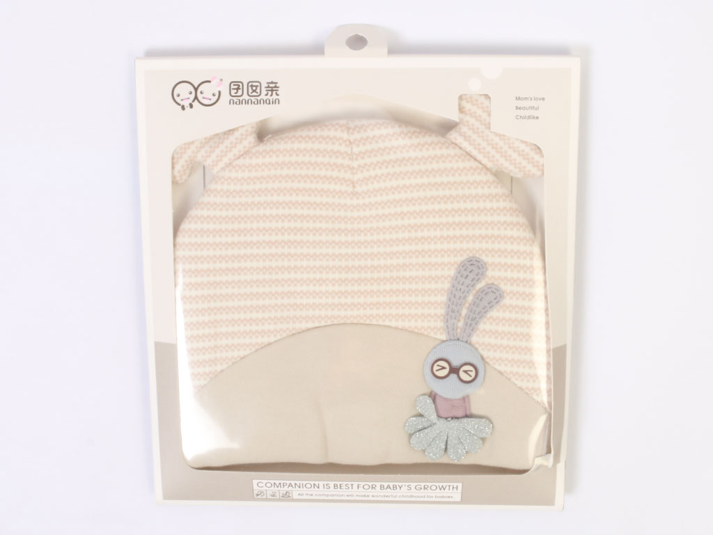 کلاه نوزادی دو لایه دارای پشم شیشه نانانکین nannanqin (0-6 ماه)