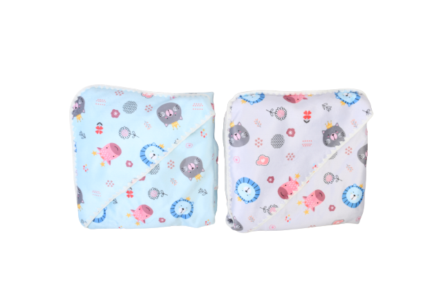 پتو کلاهدار توکرکی و طرحدار نوزادی