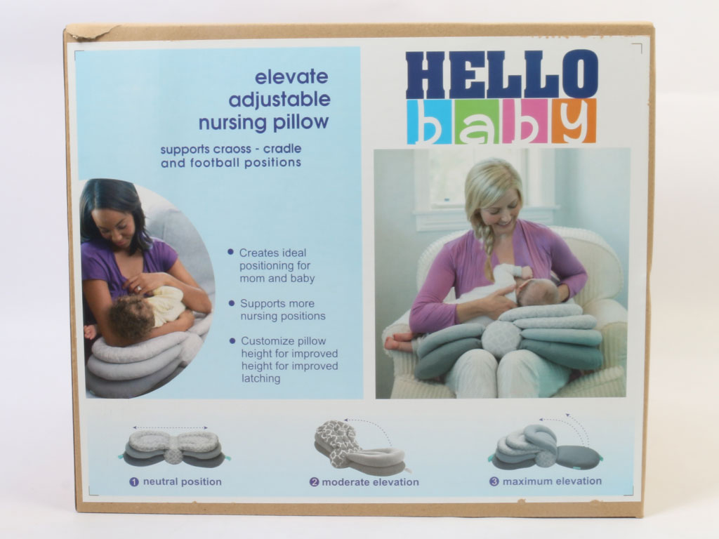 بالشت شیردهی مدل ورقه ای 3 حالته نوزادی هلو بیبی hello baby