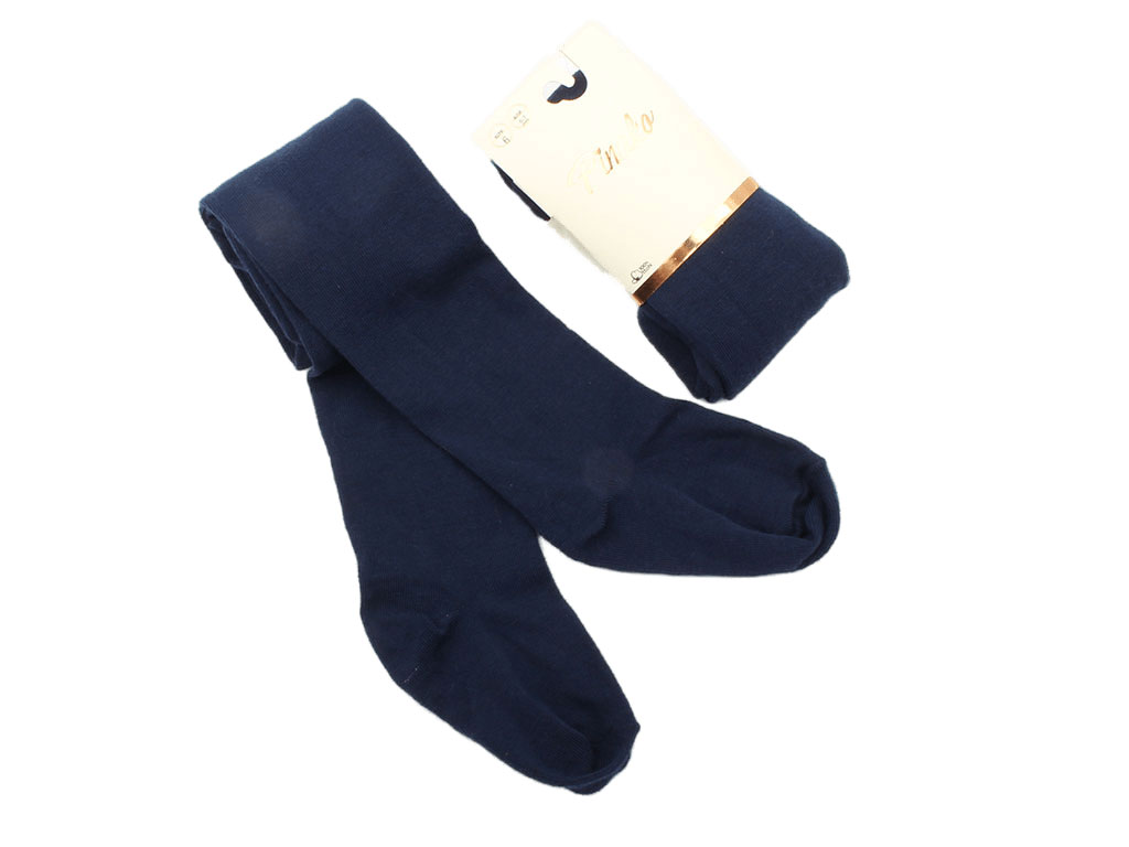 جوراب شلواری ساده سرمه ای رنگ