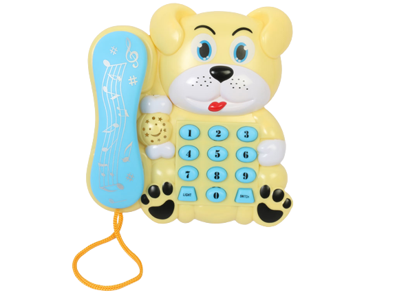 تلفن موزیکال اسباب بازی طرح سگ