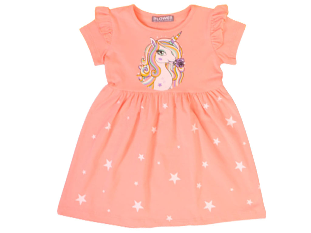 پیراهن با طرح اسب تک شاخ flower