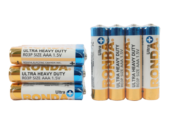 باتری نیم  قلمی 4 عددی مدل Ultra Heavy Duty روندا ronda