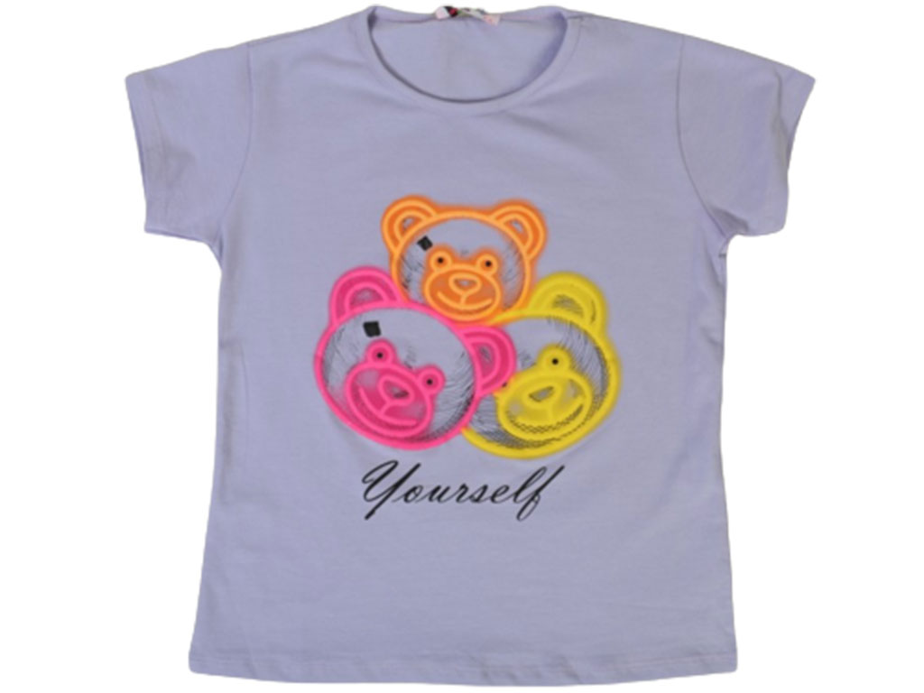 تیشرت دخترانه  fosforlu