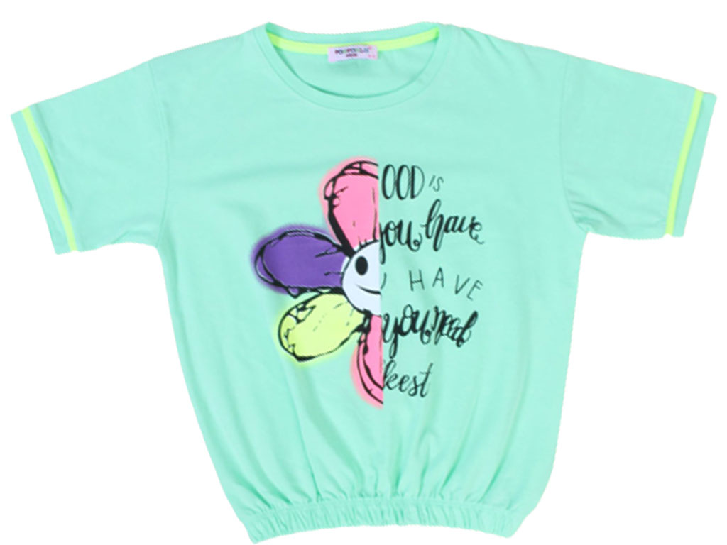 تیشرت دخترانه  fosforlu