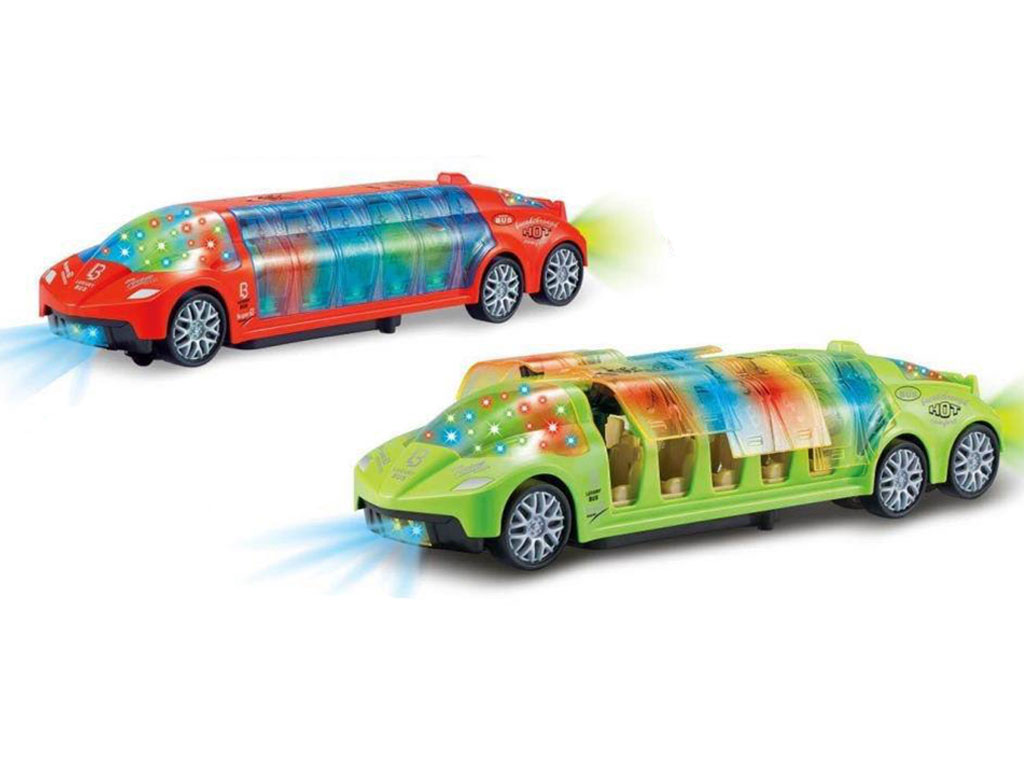 اتوبوس لاکچری موزیکال و چراغدار اسباب بازی