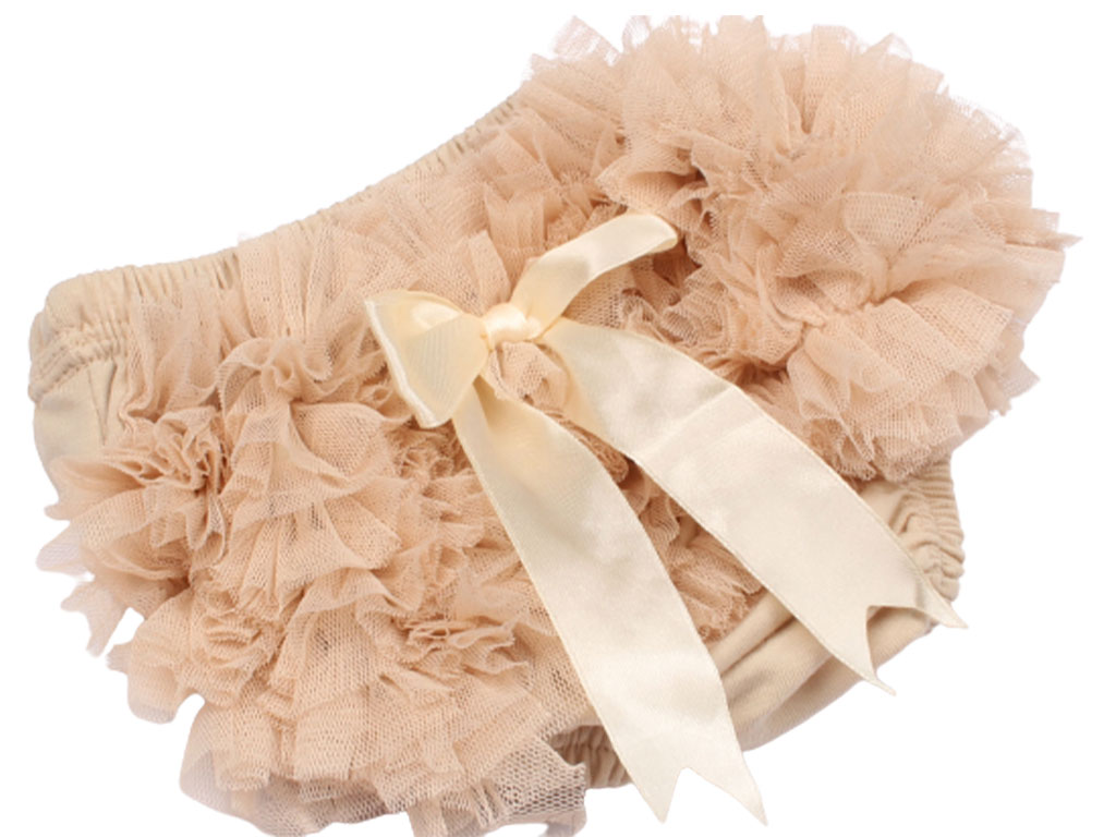 شورت دخترانه پرنسسی کرم