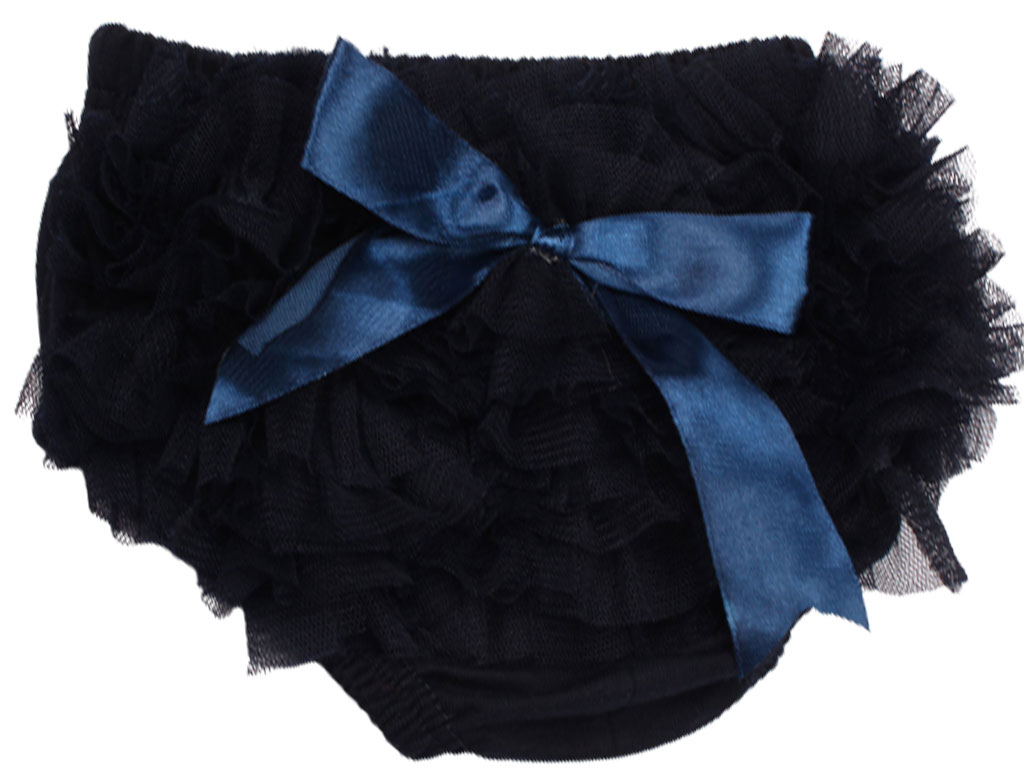 شورت دخترانه پرنسسی سرمه ای