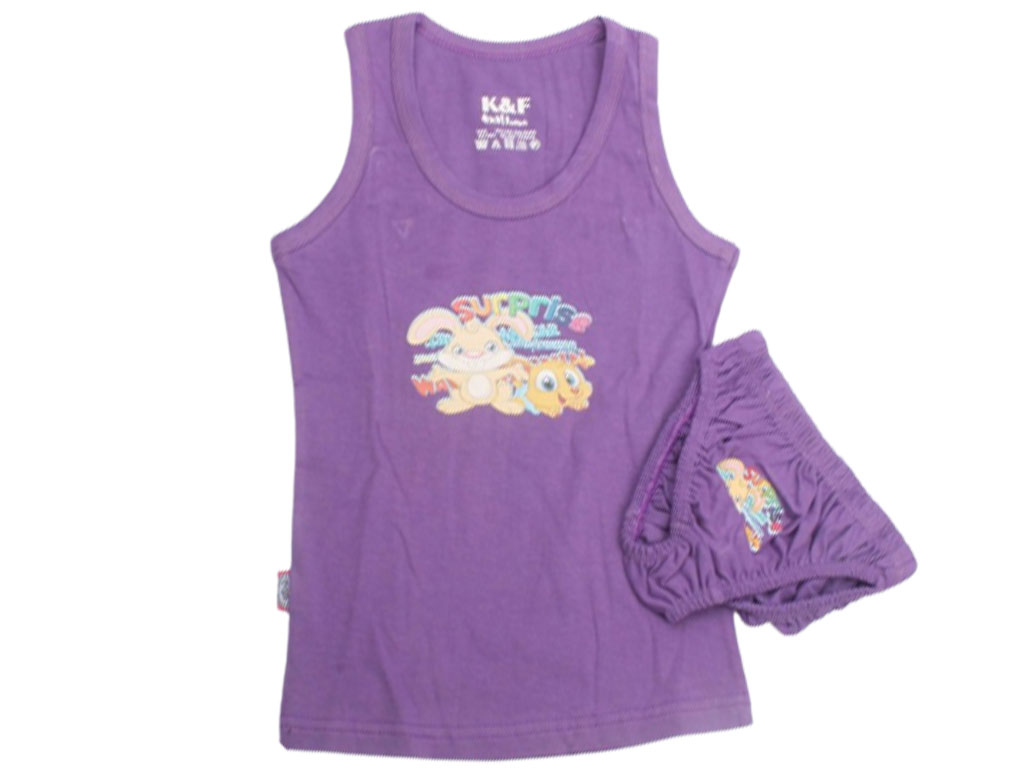 ست زیرپوش و شورت بنفش (تنوع طرح)