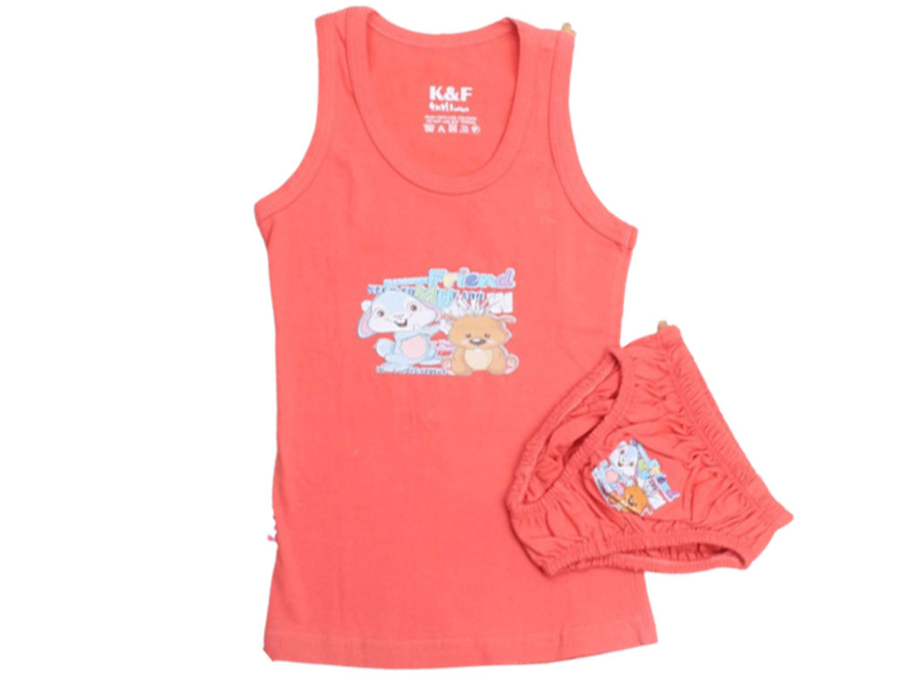 ست زیرپوش و شورت اسلیپ گلبهی