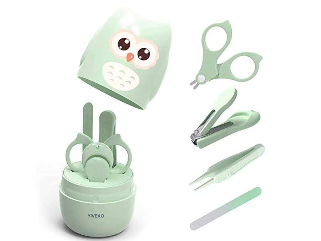 ست ناخن گیر کاپدار نوزادی طرح جغد