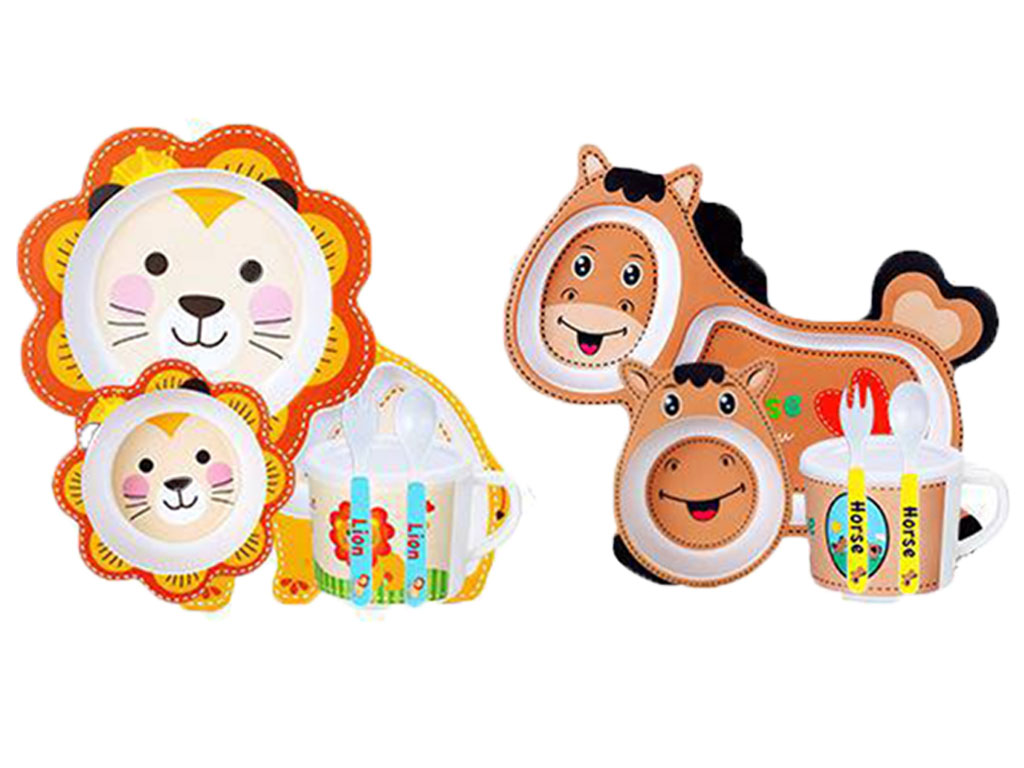 ست غذاخوری 5 تکه بامبو