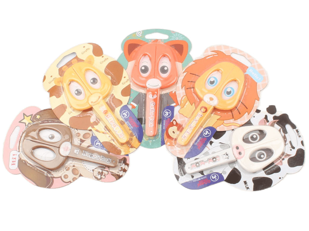 قیچی غلاف دار طرح حیوانات