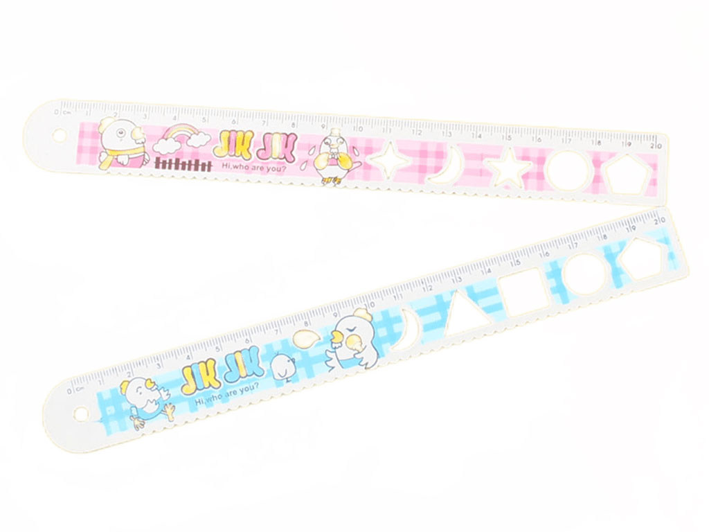 خط کش فلزی شابلون دار