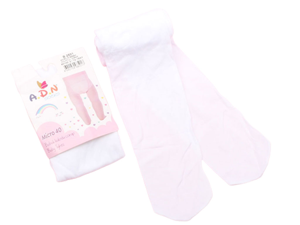 جوراب شلواری تابستانی سفید رنگ