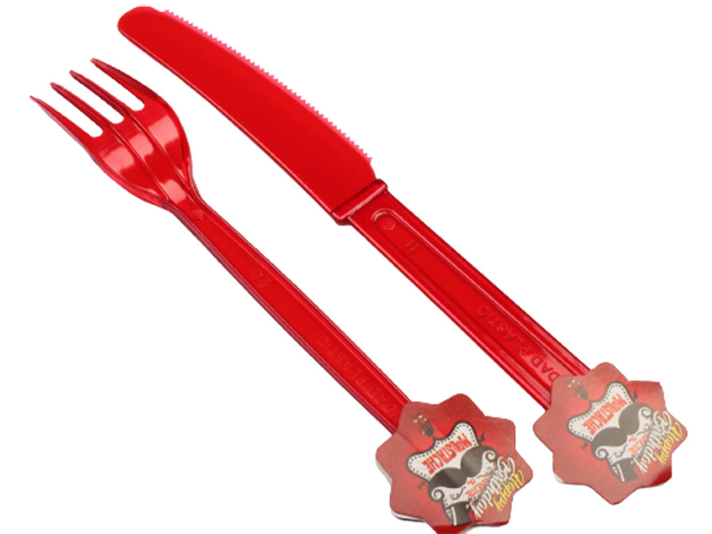 کارد و چنگال تم سبیل