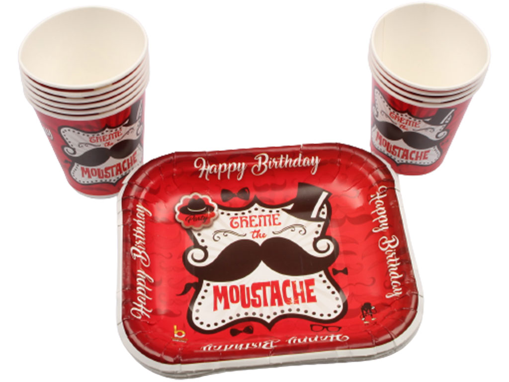 پیش دستی و لیوان 40 عددی سبیل