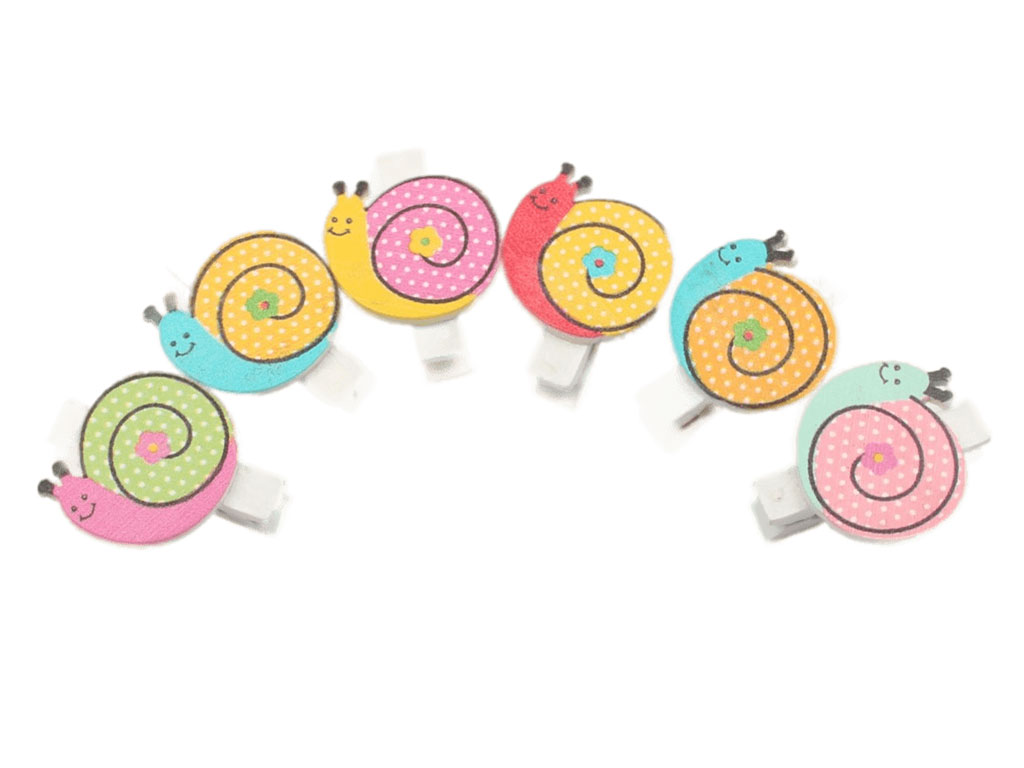 گیره چوبی 6 عددی (تنوع طرح)