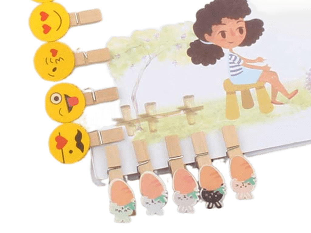 گیره چوبی 10 عددی