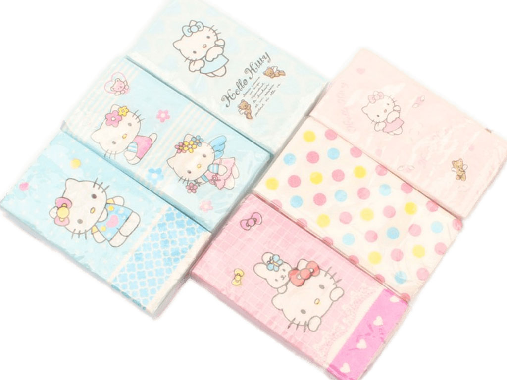 دستمال کاغذی جیبی هلوکیتی Hello Kitty