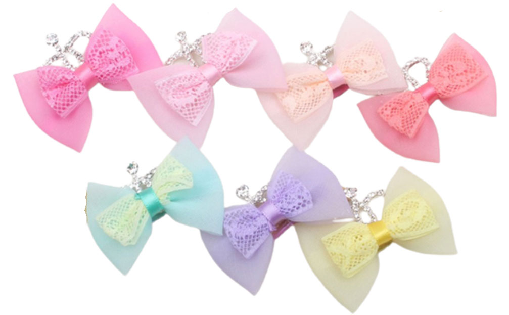 گل سر انبری پاپیون و تاج