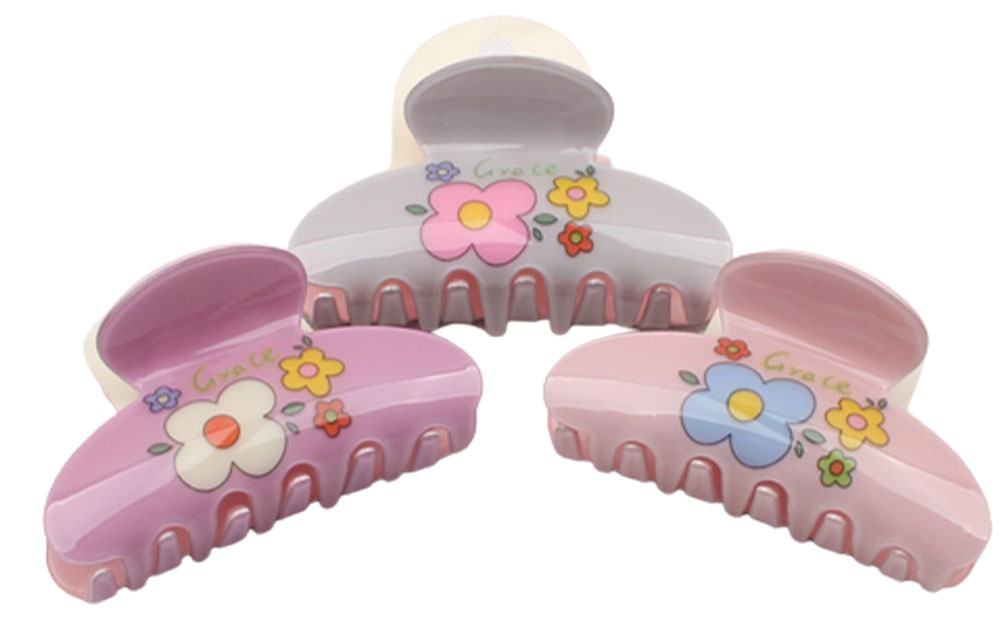 کلیپس طرح گل (سایز متوسط)