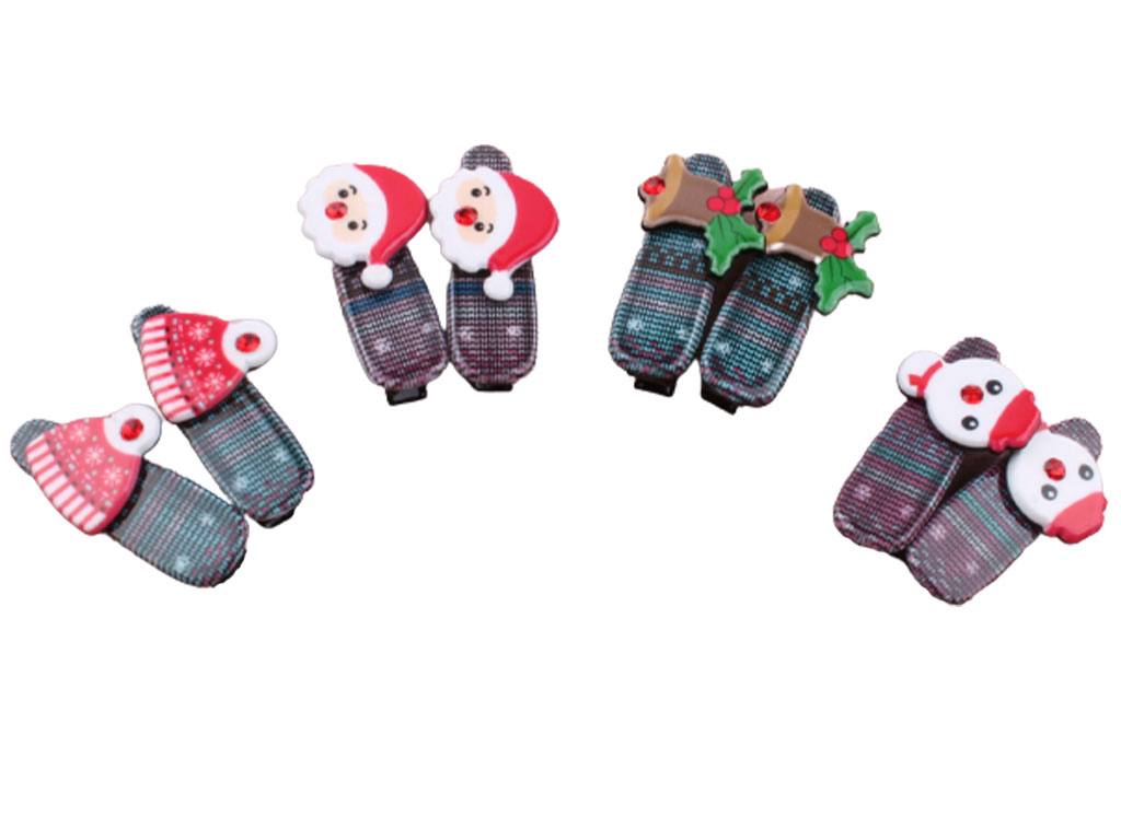 گل سر انبری کریسمس (2 عددی)