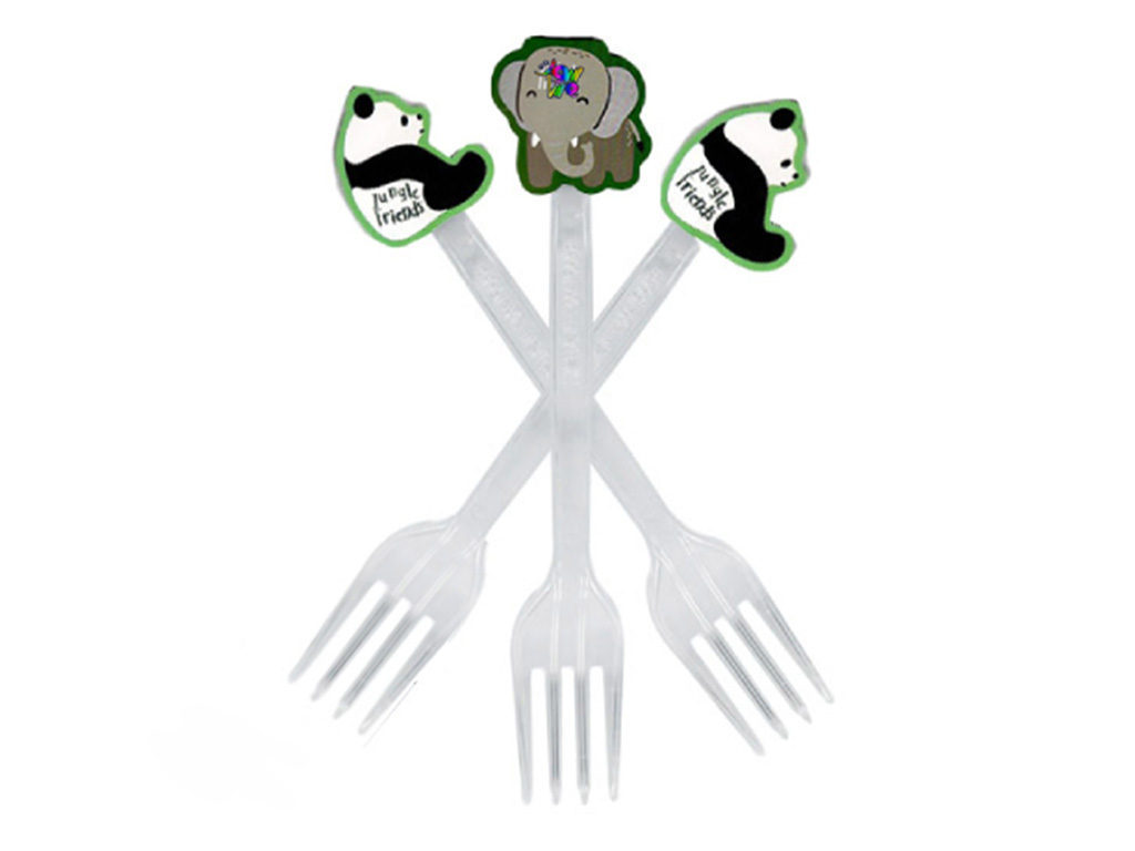 کارد و چنگال تم حیوانات جنگل