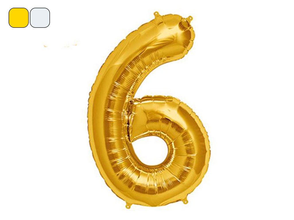 بادکنک فویلی عدد 6