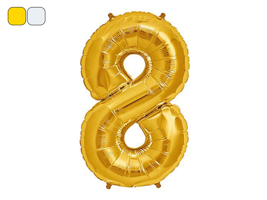 بادکنک فویلی عدد 8