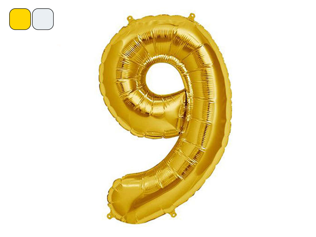 بادکنک فویلی عدد 9