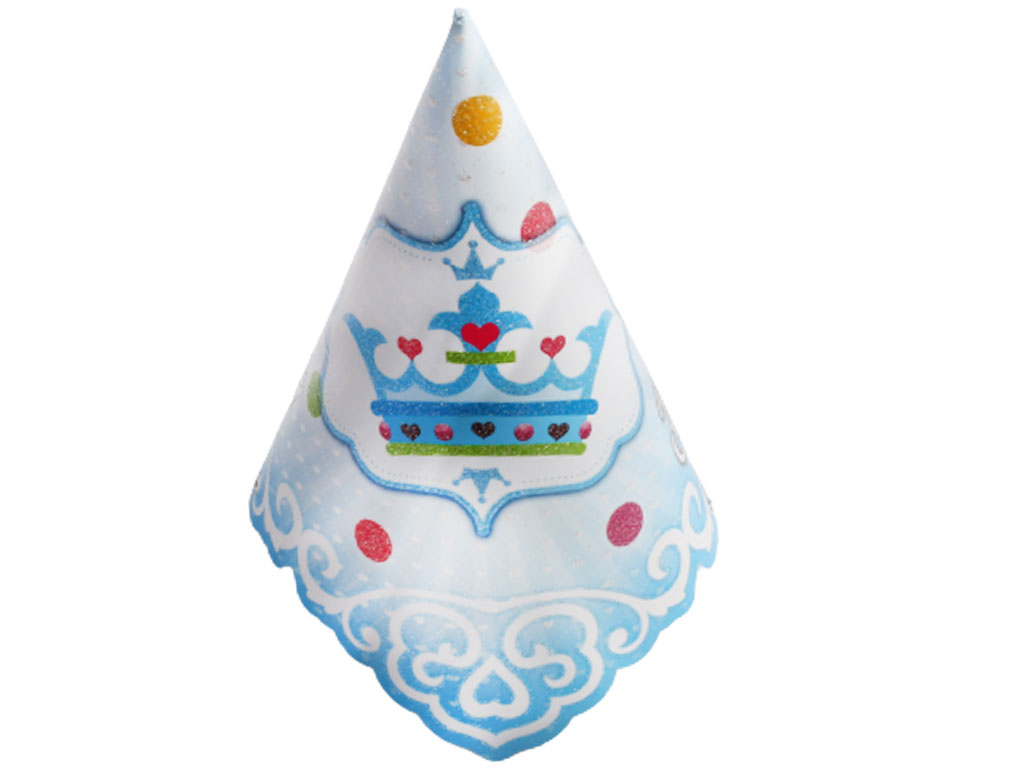 کلاه تولد تاج آبی