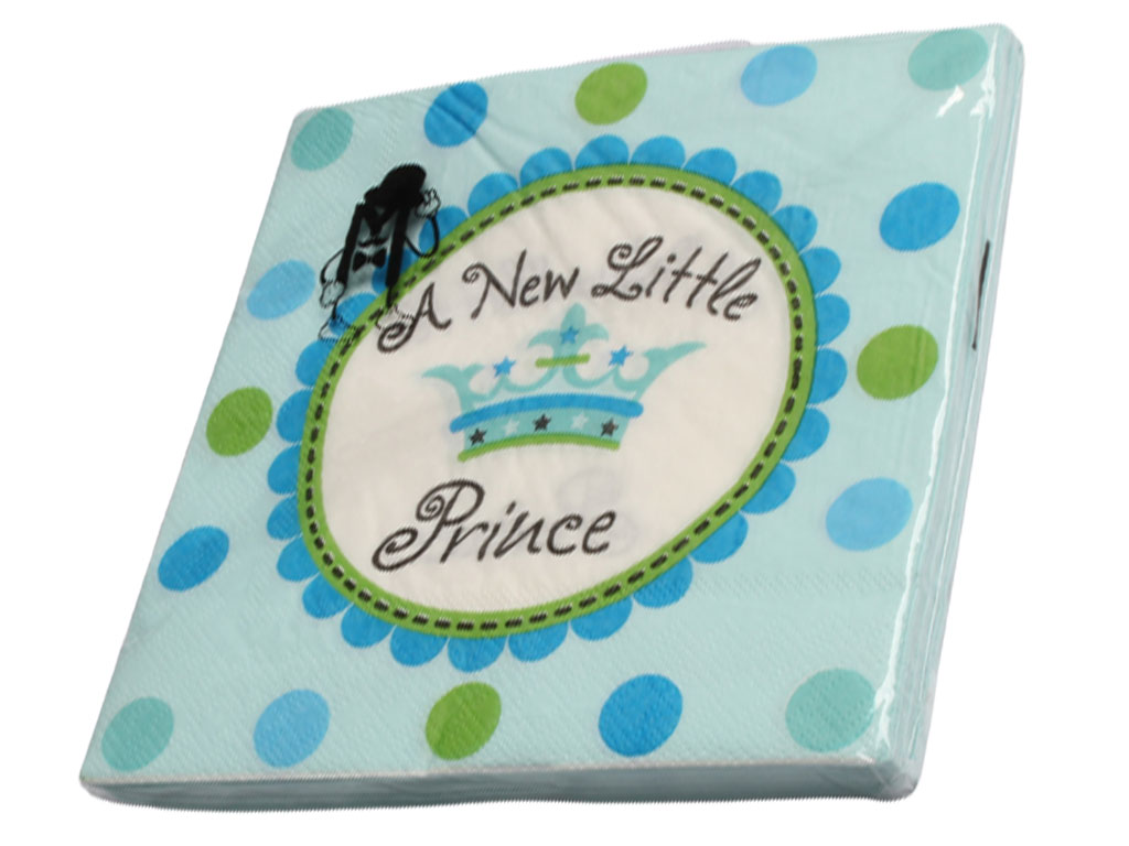 دستمال کاغذی تم تاج آبی