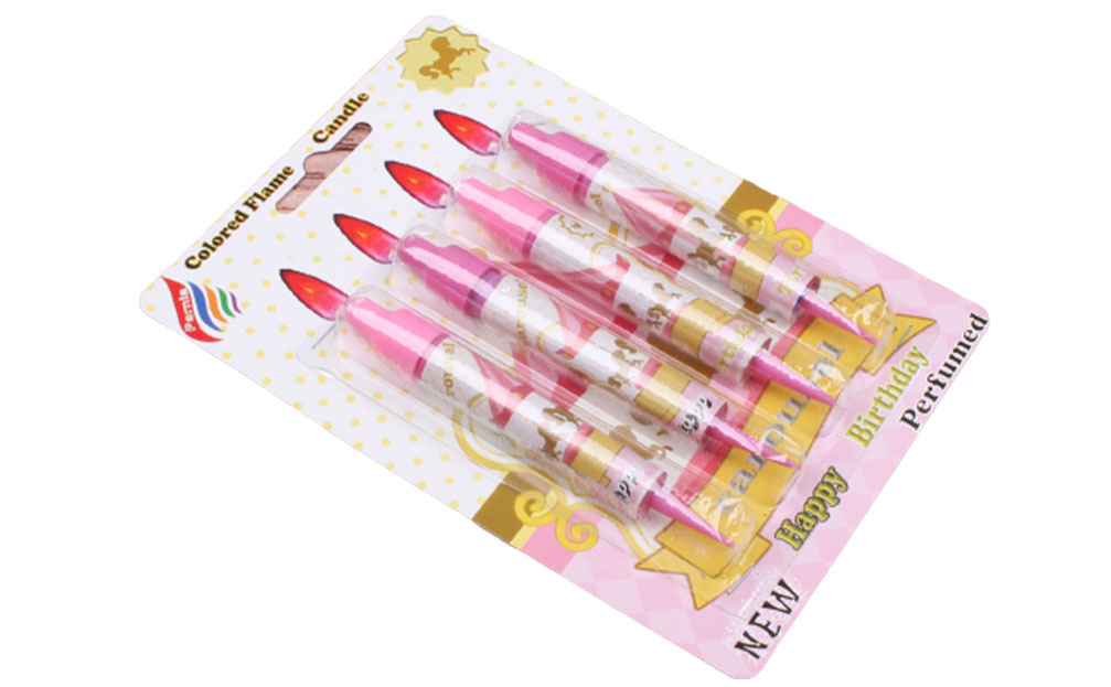 شمع رنگی سوز کاروسل (4 عددی)