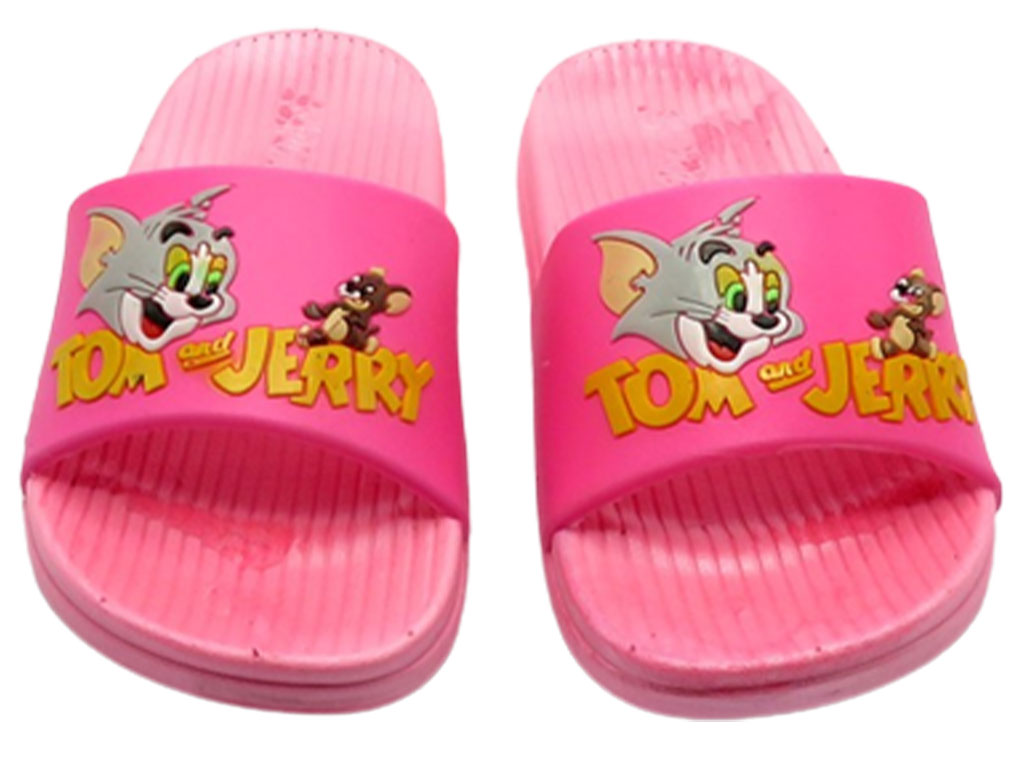 دمپایی تام و جری صورتی