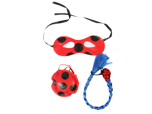 ست لوازم دختر کفشدوزکی 3 تکه