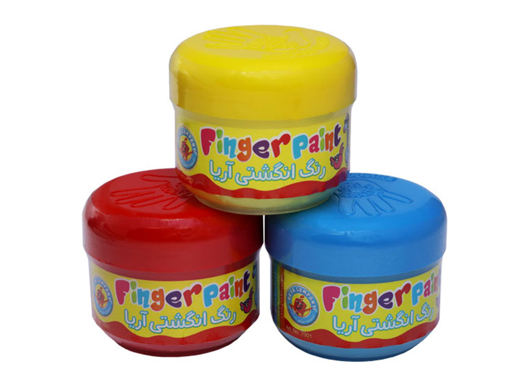 رنگ انگشتی 3 رنگ آریا