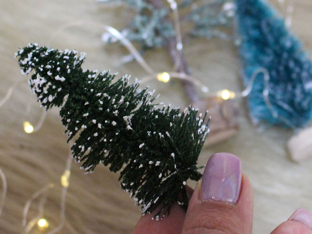 درخت تزئین کریسمس (3 عددی/سایز بسیار کوچک)