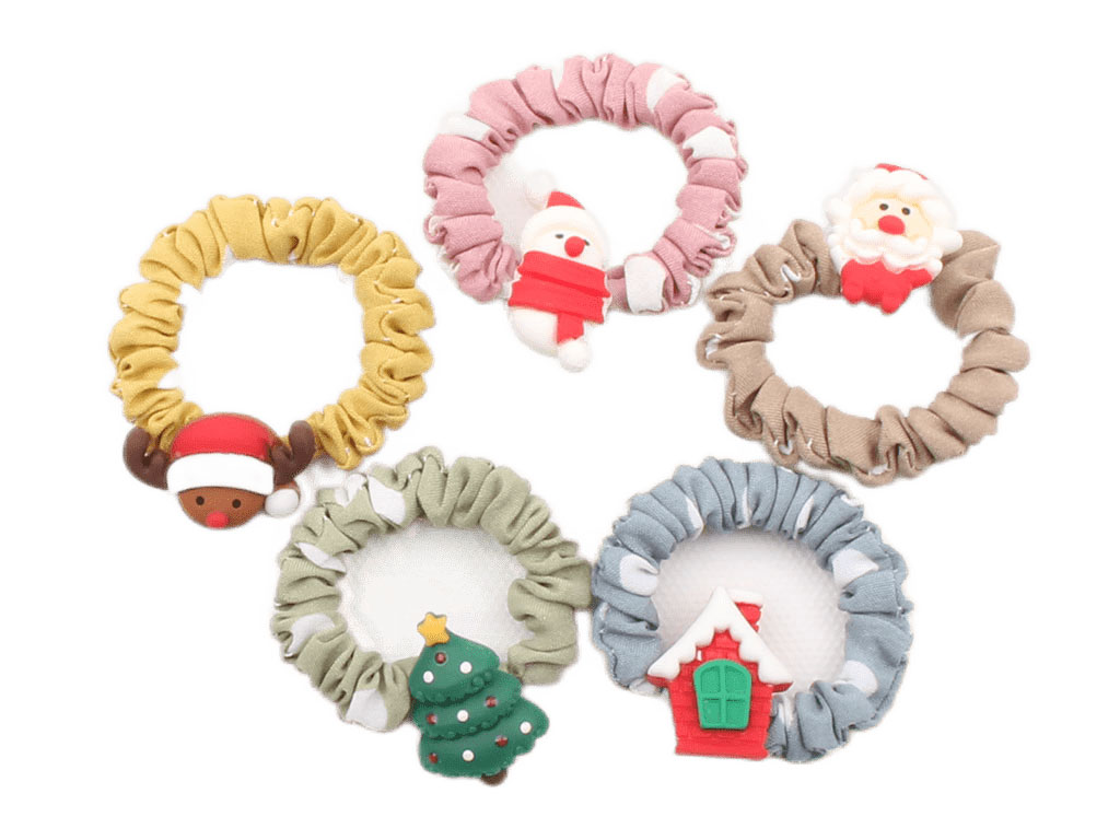 کش سر پارچه ای کریسمس