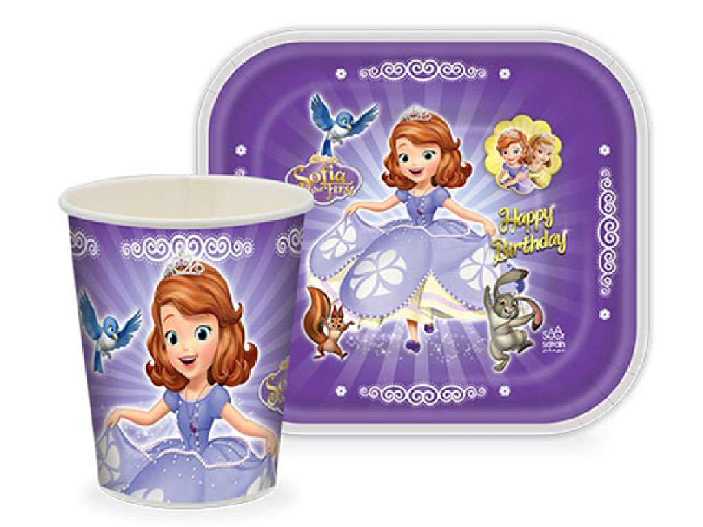 پیش دستی و لیوان 40 عددی سوفیا