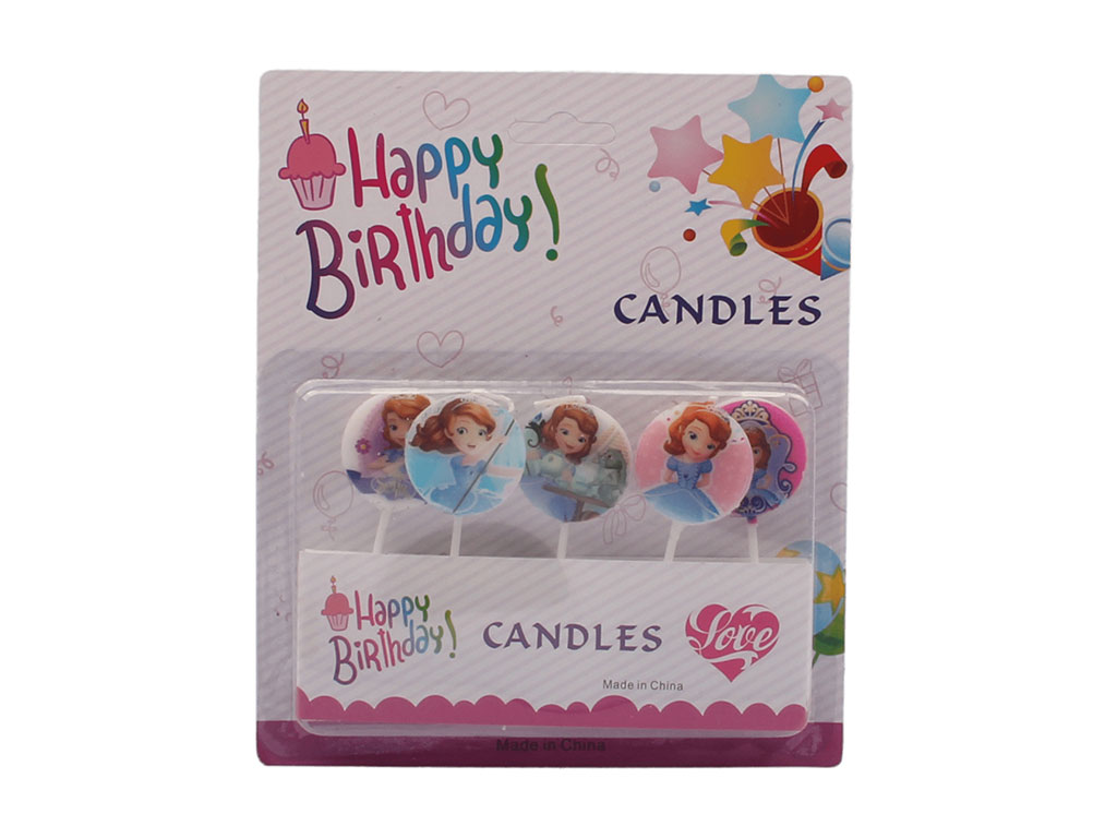 شمع سوفیا (5 عددی)