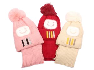 کلاه و شال گردن تو کرک نوزادی (12-6 ماه)