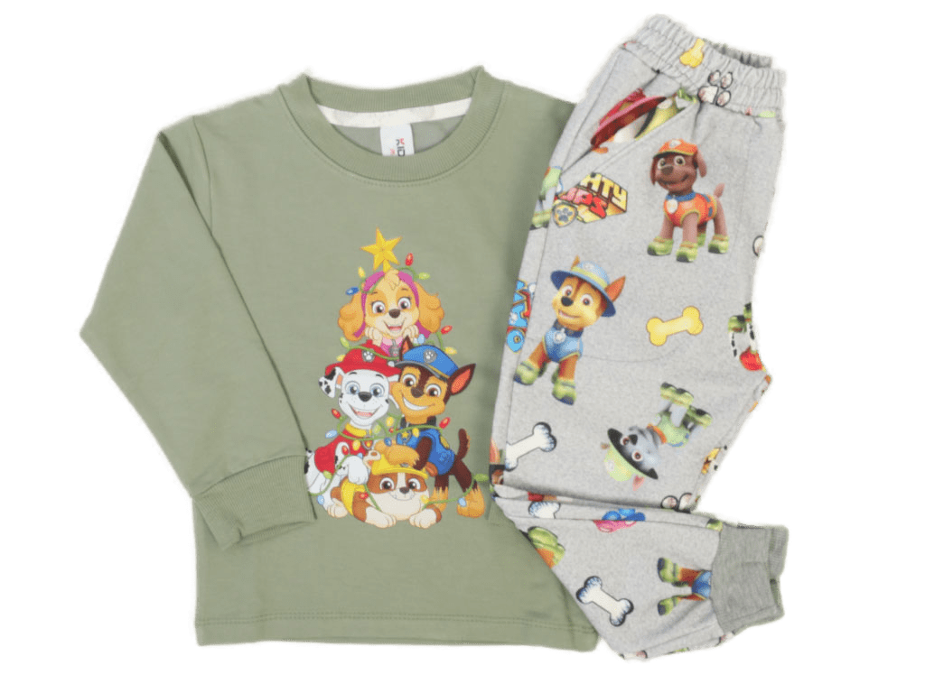 بلوز و شلوار راحتی بچه گانه طرح سگ های نگهبان کیدومکس kido max