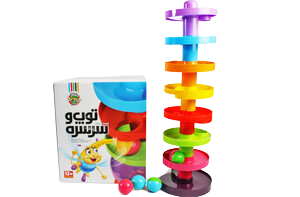 اسباب بازی آموزشی توپ و سرسره 8 طبقه