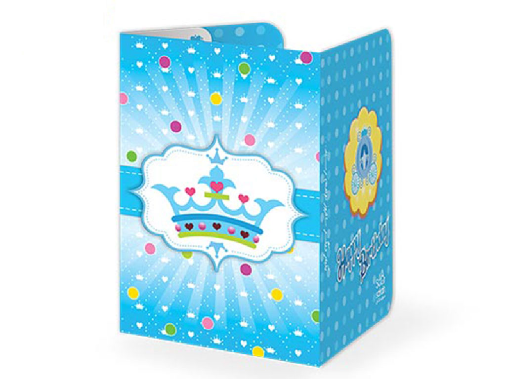 کارت دعوت تم تاج آبی