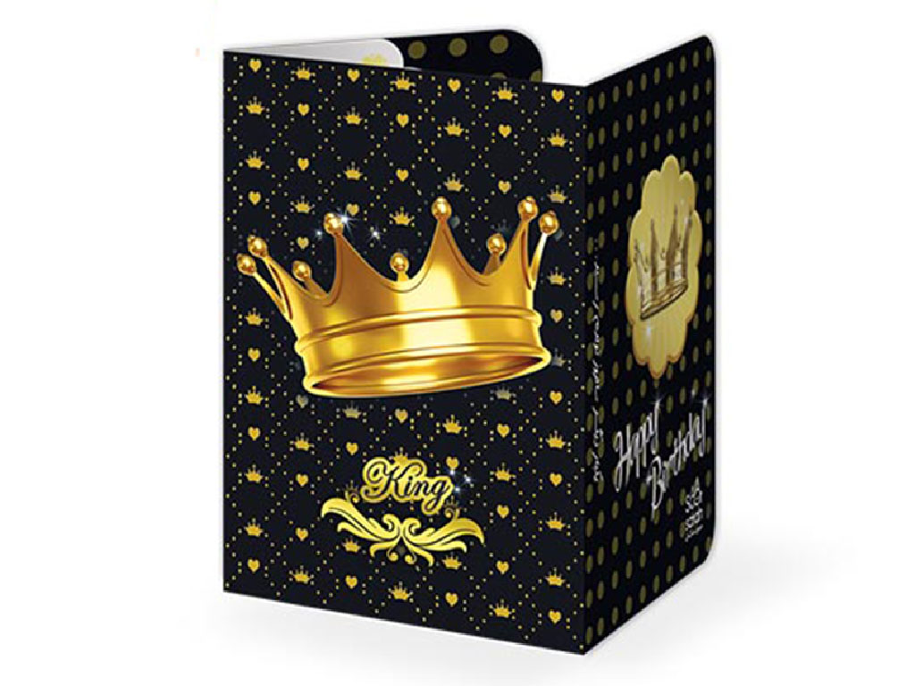 کارت دعوت تم تاج طلایی